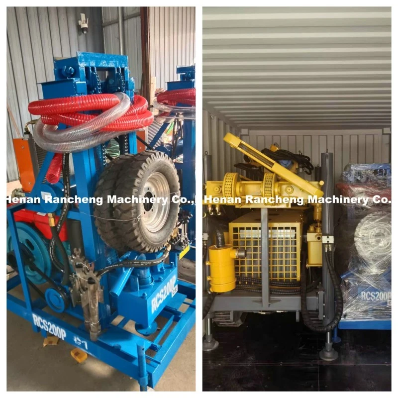 RCF180S RCS200P water well drilling rig to Romania RCF180S RCS200P water well drilling rig to Romania